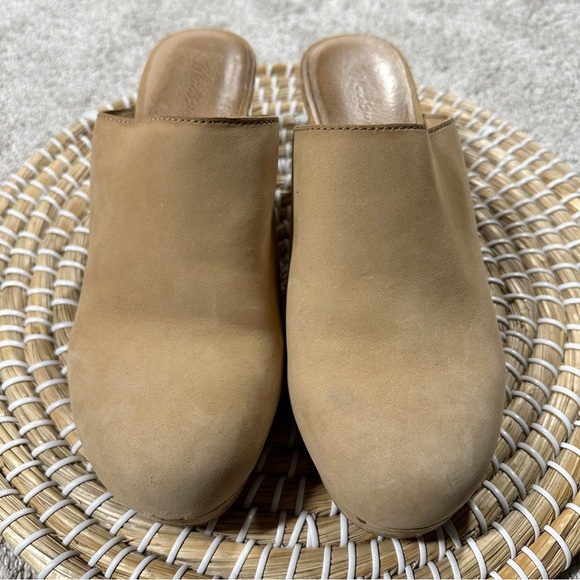Madewell Women’s The Ayanna Clogs Mules Nubuck Leather Boho in Acorn Size 7 - Picture 3 of 16